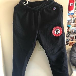 Boston University sweatpants